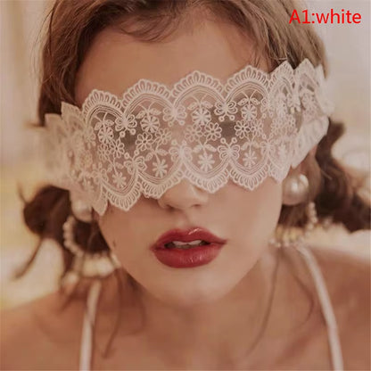 Eye Mask Sexy Lace Venetian Masquerade Ball Halloween Party Fancy Dress Costume Props Lady Black Lace Hollow Face Mask