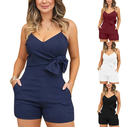 Customizable Rompers Jumpsuit Short